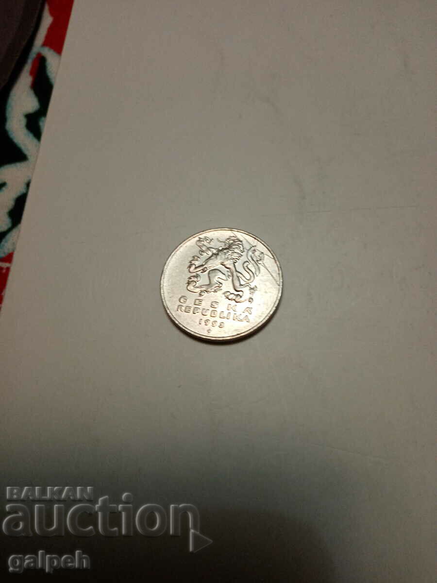 CZECHOSLOVAKIA/CZECH REPUBLIC - COINS - 5 pcs. - BGN 2 - 7 CZECHOSLOVAKIA/CZECH REPUBLIC - COINS - 5 pcs. - BGN 2 - 7