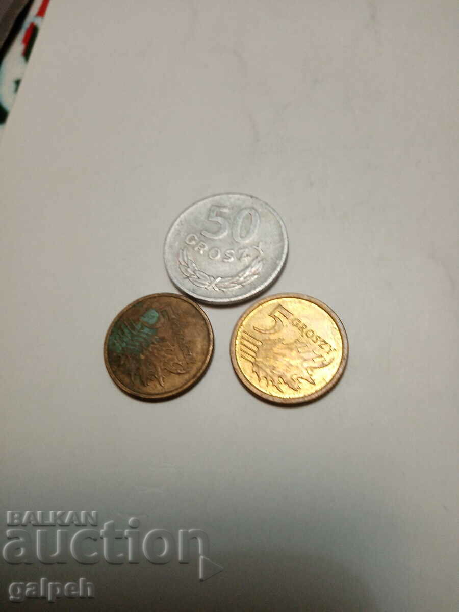 Delivery of POLAND - LOT OF COINS - 7 pcs. - BGN 2.5 Delivery of POLAND - LOT OF COINS - 7 pcs. - BGN 2.5