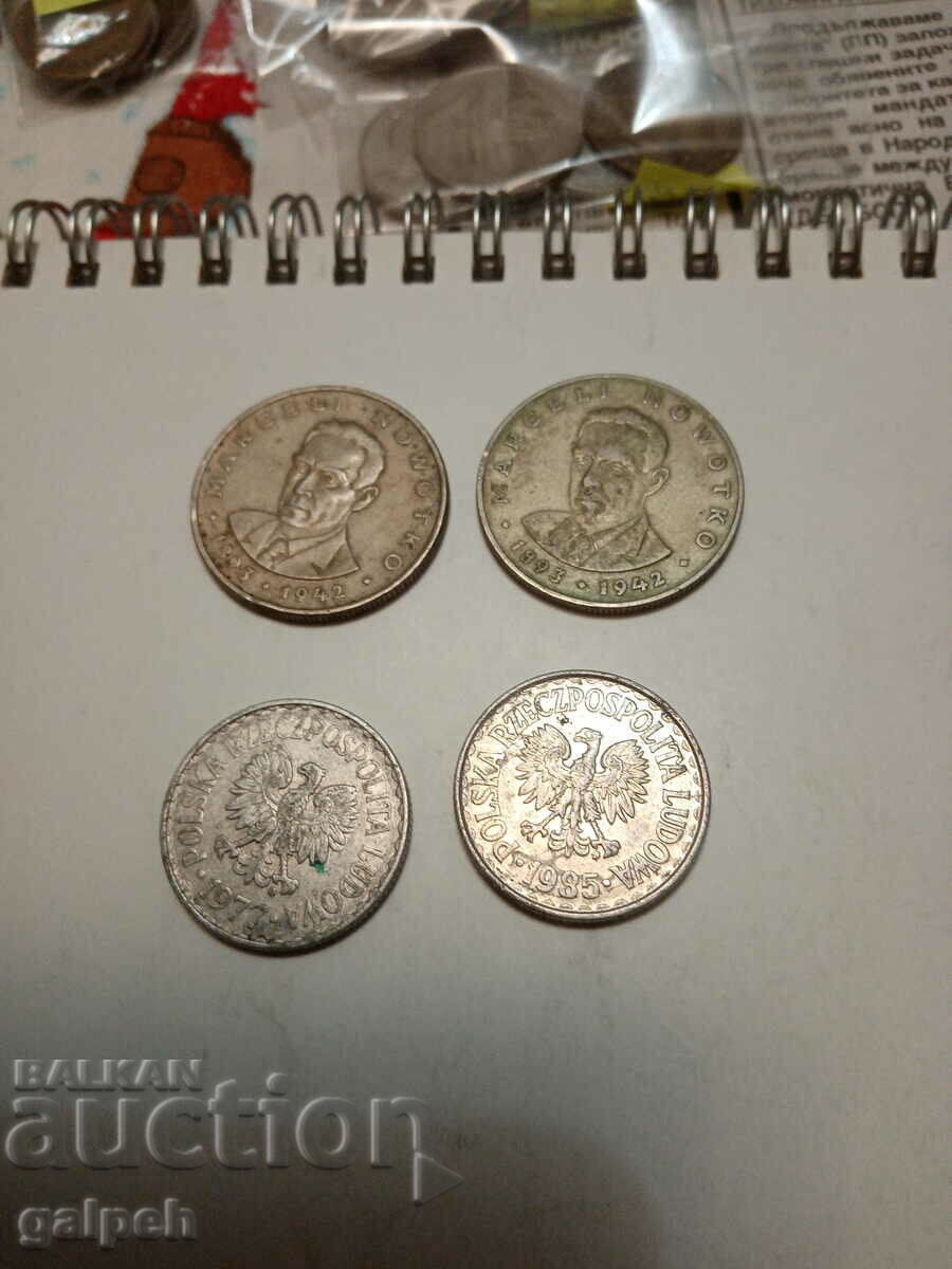 POLAND - LOT OF COINS - 7 pcs. - BGN 2.5 - 6 POLAND - LOT OF COINS - 7 pcs. - BGN 2.5 - 6