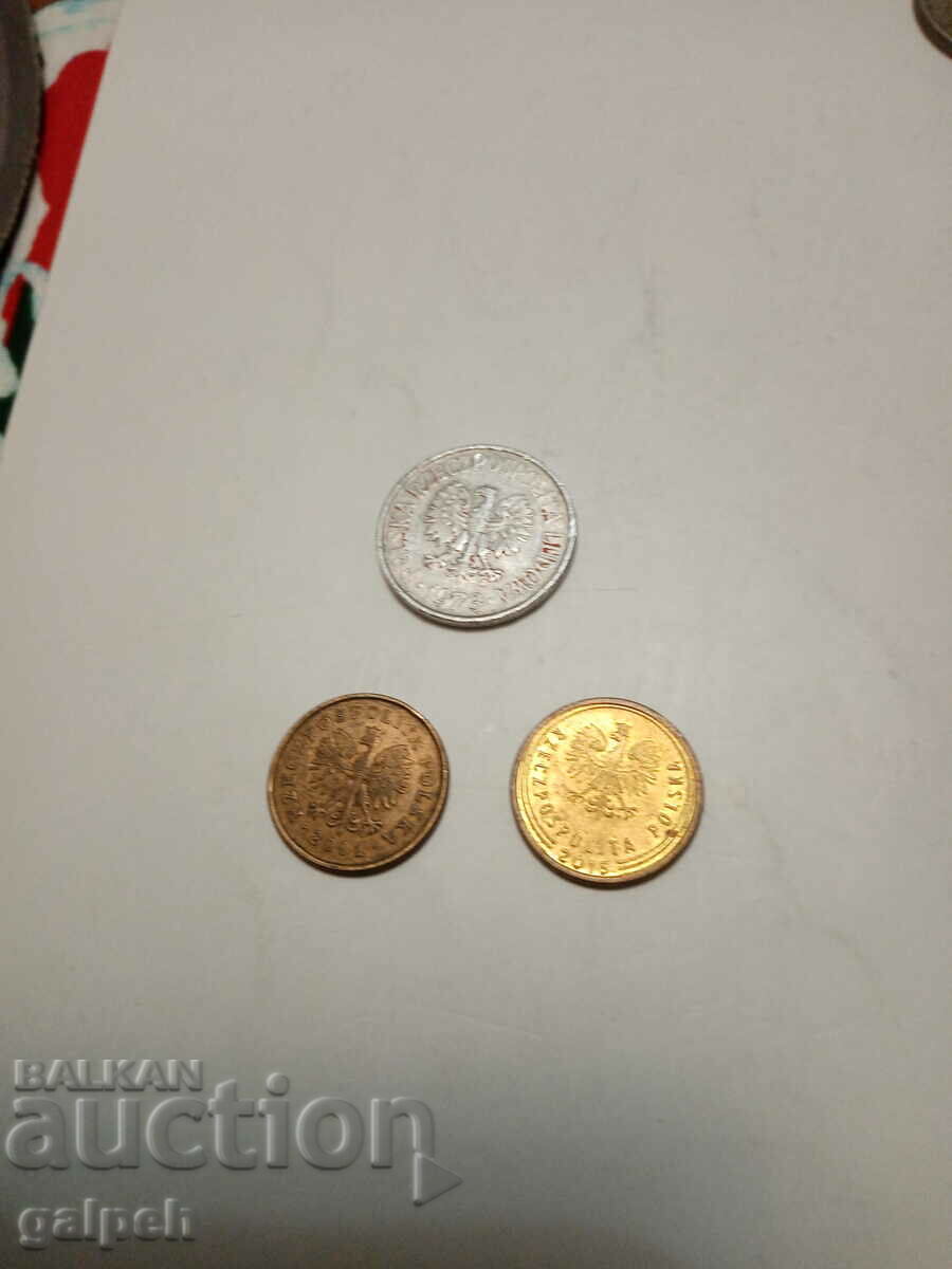 POLAND - LOT OF COINS - 7 pcs. - BGN 2.5 - 7 POLAND - LOT OF COINS - 7 pcs. - BGN 2.5 - 7