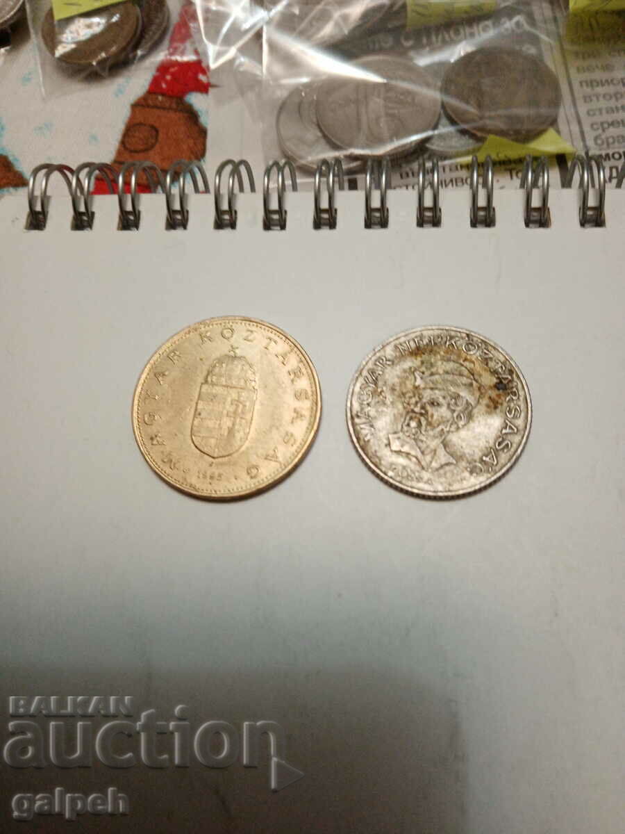 HUNGARY - LOT OF COINS - 6 pcs. - BGN 1.8 - 6 HUNGARY - LOT OF COINS - 6 pcs. - BGN 1.8 - 6