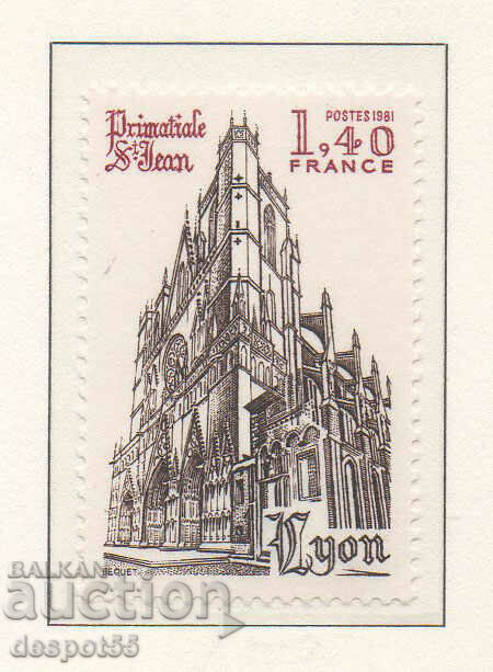 1981. Франция. Катедралата Свети Йоан - Лион.