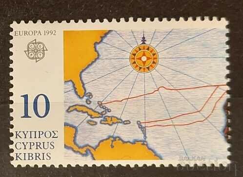 Greek Cyprus 1992 Europe CEPT Ships/Columbus MNH