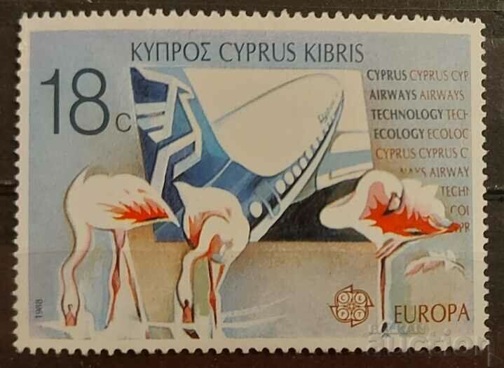 Гръцки Кипър 1988 Европа CEPT Фауна/Птици MNH
