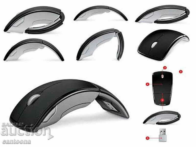 Auction  Wireless folding mouse Arc