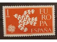Spania 1961 Europa CEPT Păsări MNH