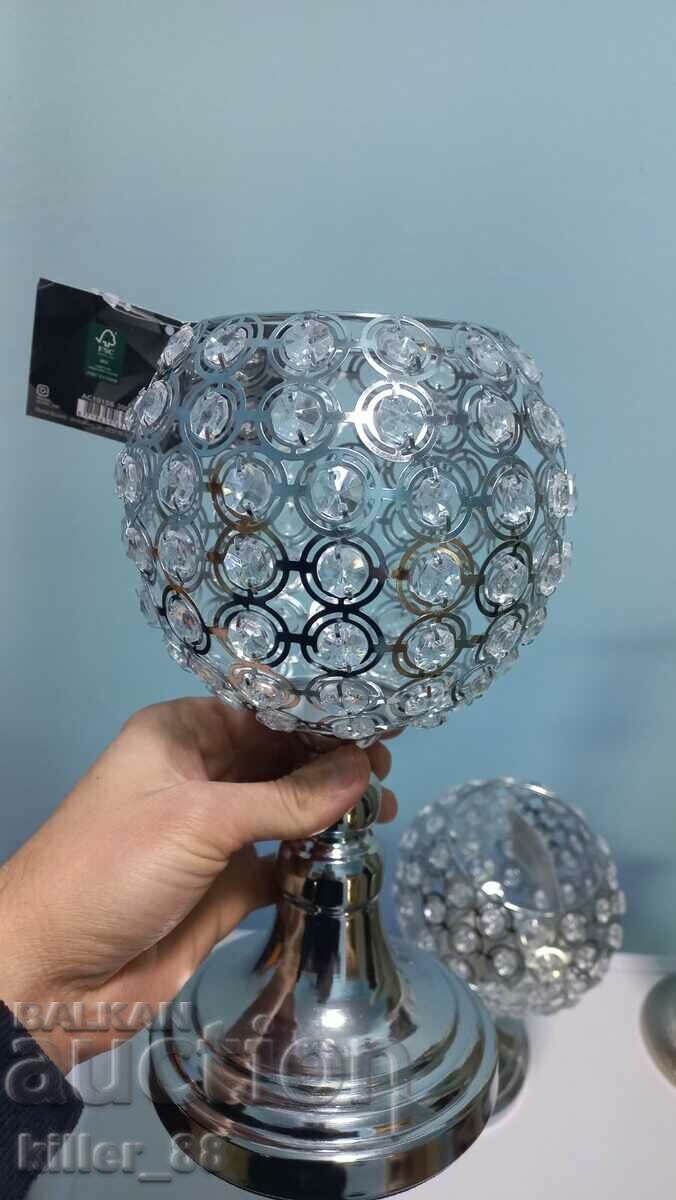 Fabulously beautiful candlesticks with price 50.00 BGN | € 25.56 Fabulously beautiful candlesticks with price 50.00 BGN | € 25.56