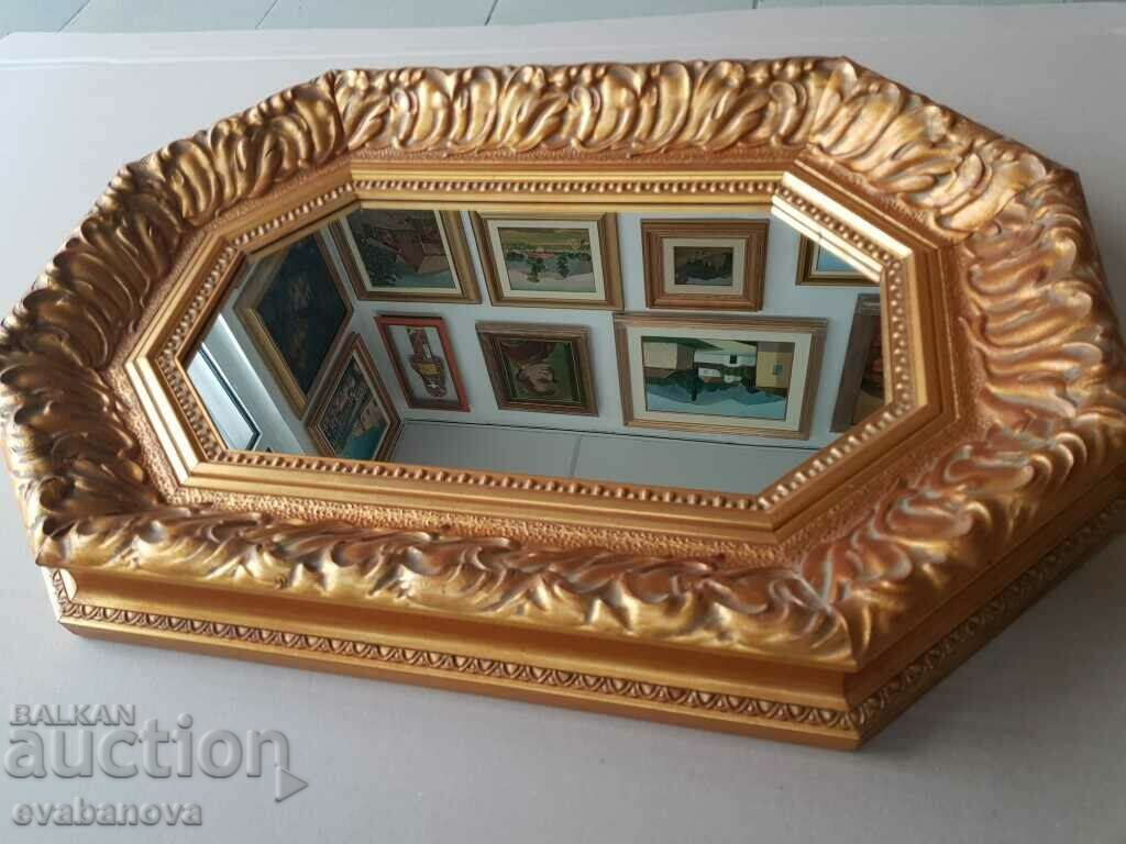 UNIQUE Baroque mirror stylish wooden frame ITALIAN with price 185.00 BGN | € 94.59 UNIQUE Baroque mirror stylish wooden frame ITALIAN with price 185.00 BGN | € 94.59