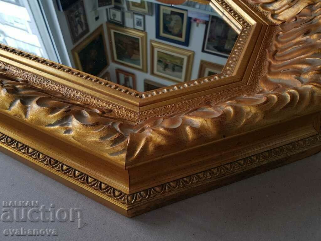 UNIQUE Baroque mirror stylish wooden frame ITALIAN - 6 UNIQUE Baroque mirror stylish wooden frame ITALIAN - 6