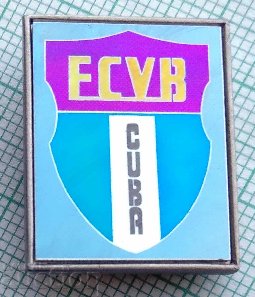 11813 Badge - FCVB Volleyball Federation of Cuba