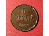 5 pennies 1917, Finland