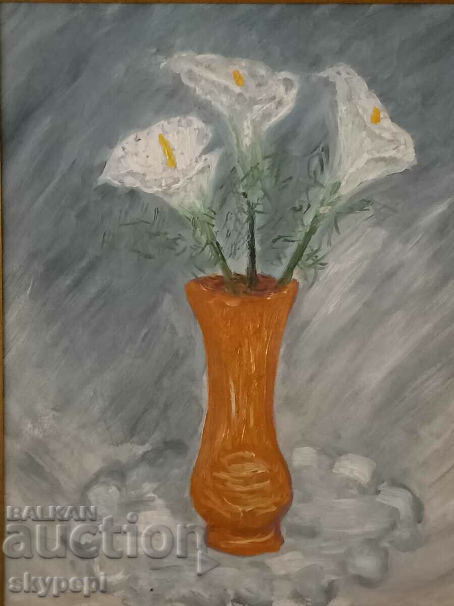 Still life of Lyuba Palikarova with price 3000.00 BGN | € 1533.88 Still life of Lyuba Palikarova with price 3000.00 BGN | € 1533.88