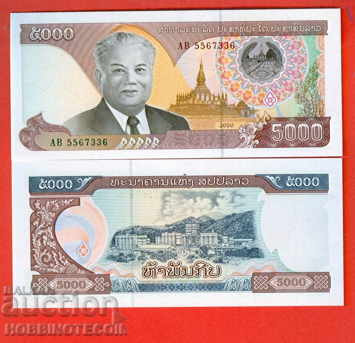 LAOS LAO 5000 5000 Kip issue issue 2020 NEW UNC