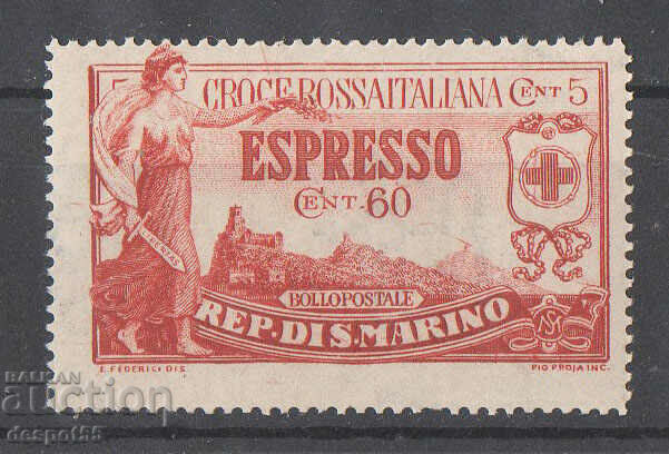 1923. San Marino. Fundația Crucea Roșie Italiană.