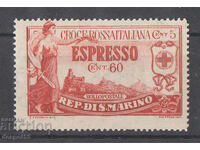 1923. Сан Марино. Италианска фондация на Червения кръст.