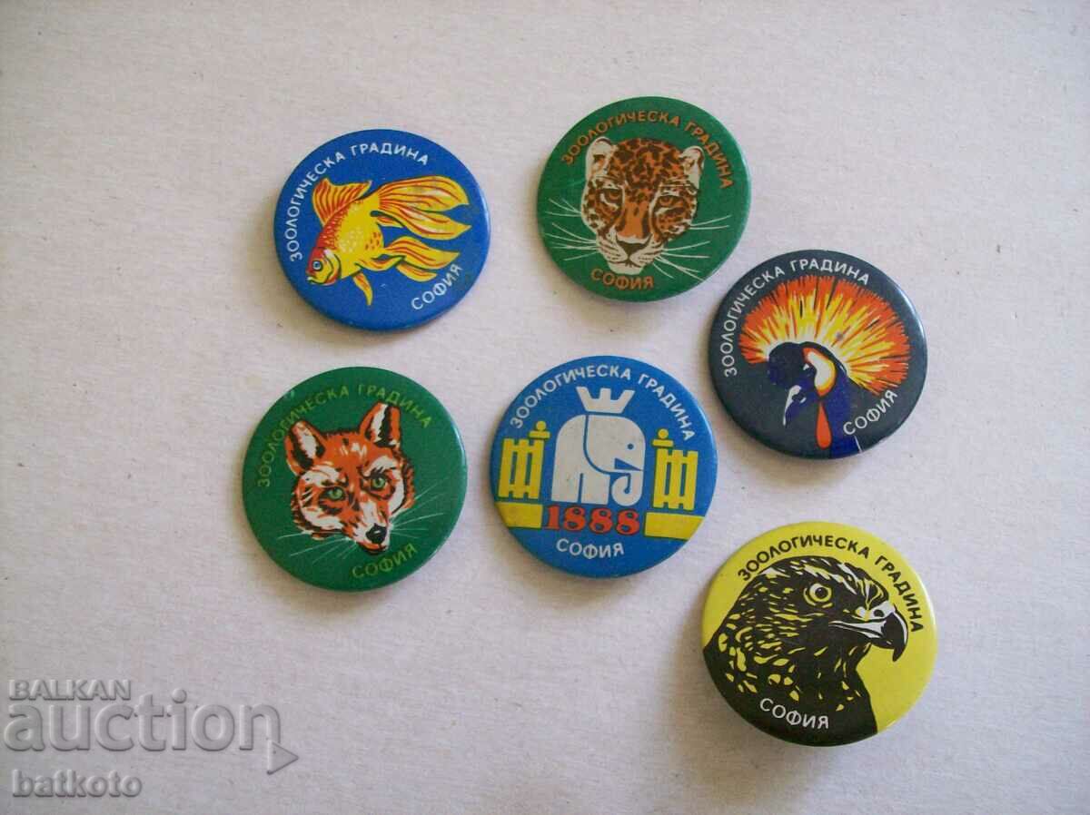 Lot of old "Zoo" badges