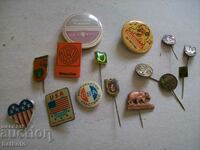 Lot of old foreign badges