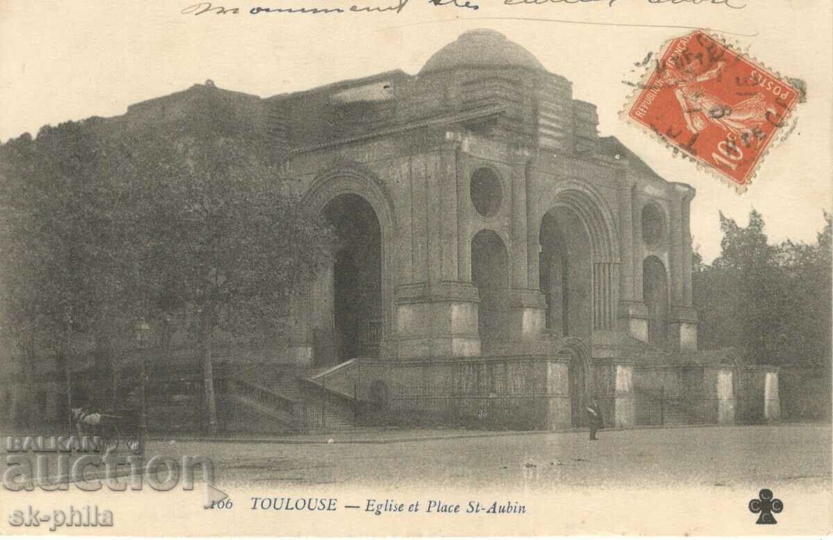 Παλιά καρτ ποστάλ - Τουλούζη, Εκκλησία