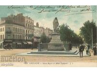 Old postcard - Toulouse, Statue of Lafayette
