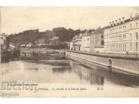 Old postcard - Epinel, Mosel river