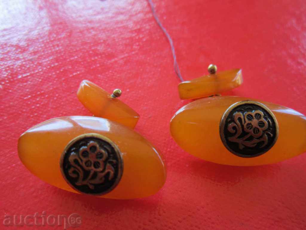 Delivery of Amazing Russian cufflinks boots with Baltic amber Delivery of Amazing Russian cufflinks boots with Baltic amber