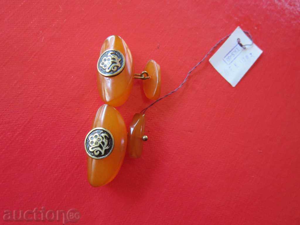 Amazing Russian cufflinks boots with Baltic amber - 7 Amazing Russian cufflinks boots with Baltic amber - 7