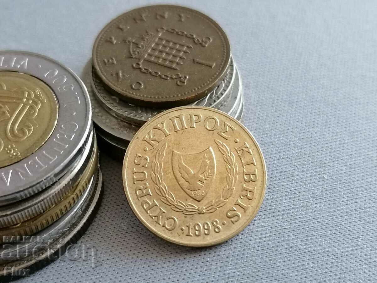 Mонета - Кипър - 2 цента | 1998г. с цена 1.25 лв. | € 0.64 Mонета - Кипър - 2 цента | 1998г. с цена 1.25 лв. | € 0.64