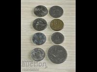 Lot of 8 coins