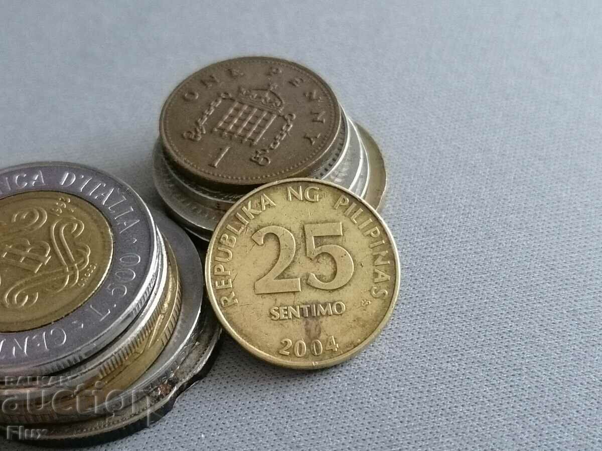 Moneda - Filipine - 25 centimo | 2004.