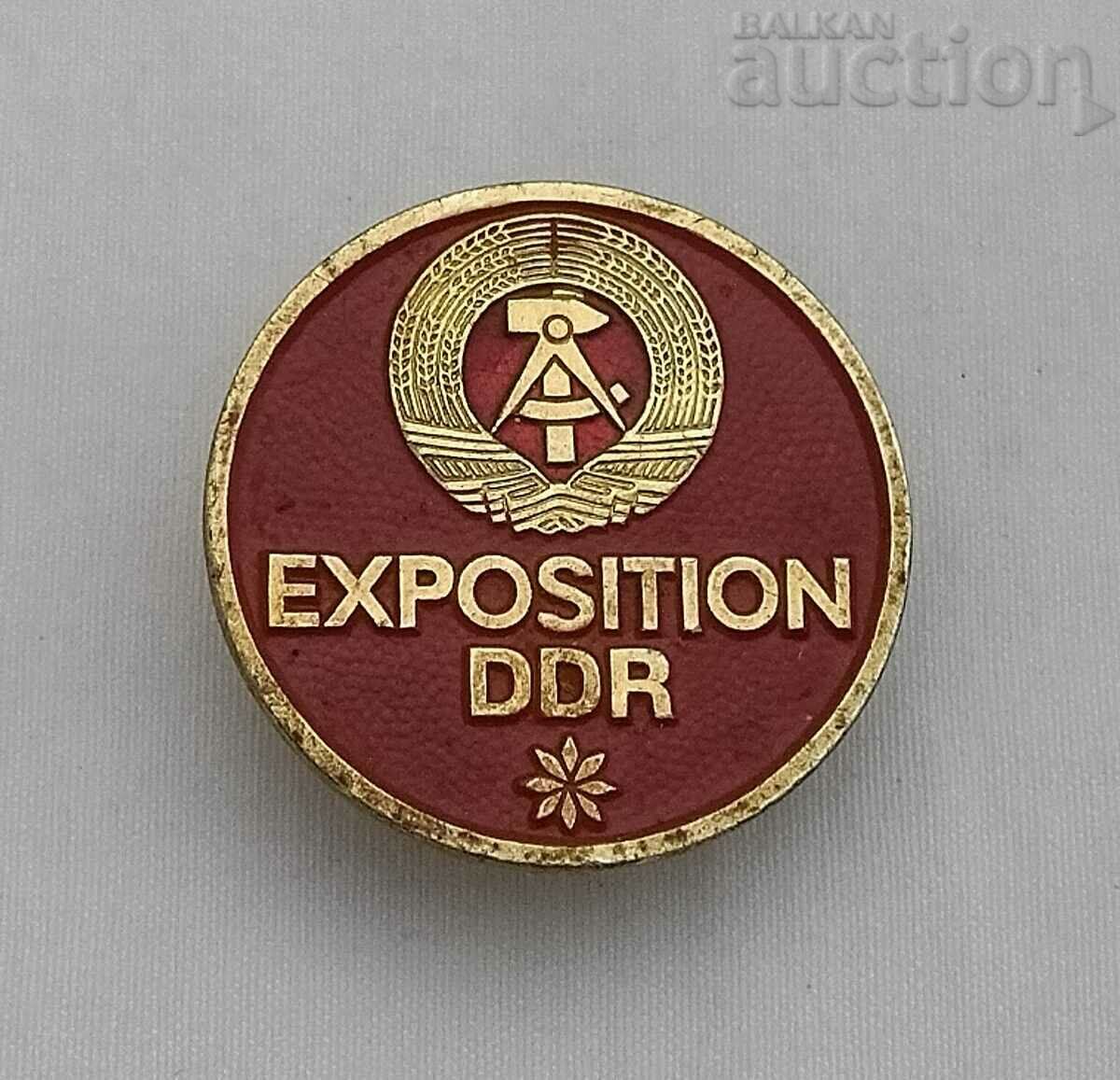 GDR EXHIBITION GERMANY BADGE