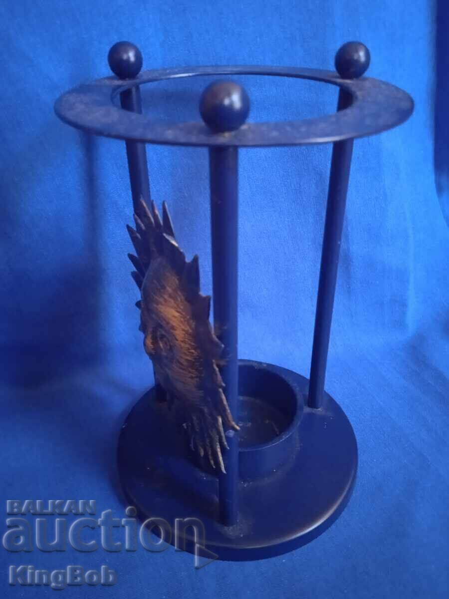 Auction BEAUTIFUL VINTAGE METAL CANDLE "SUN" Auction BEAUTIFUL VINTAGE METAL CANDLE "SUN"