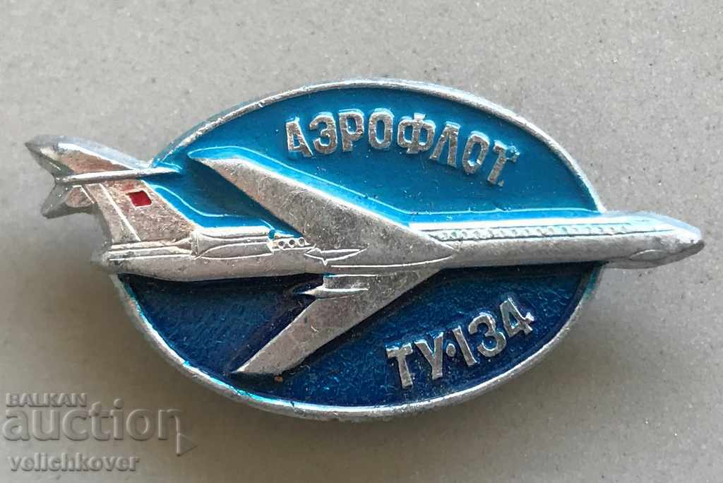 27876 USSR sign aircraft TU-134 Aeroflot Airlines
