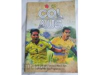 Football program - Australia - Colombia