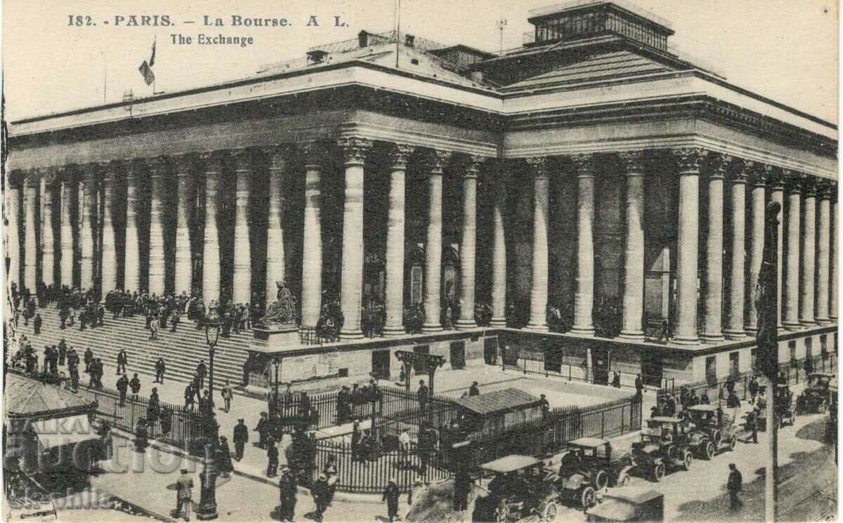 Old postcard - Paris, The Stock Exchange