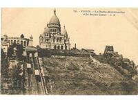Old postcard - Paris, Sacre Coeur Cathedral