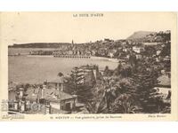Carte poștală veche - Coasta de Azur, Menton
