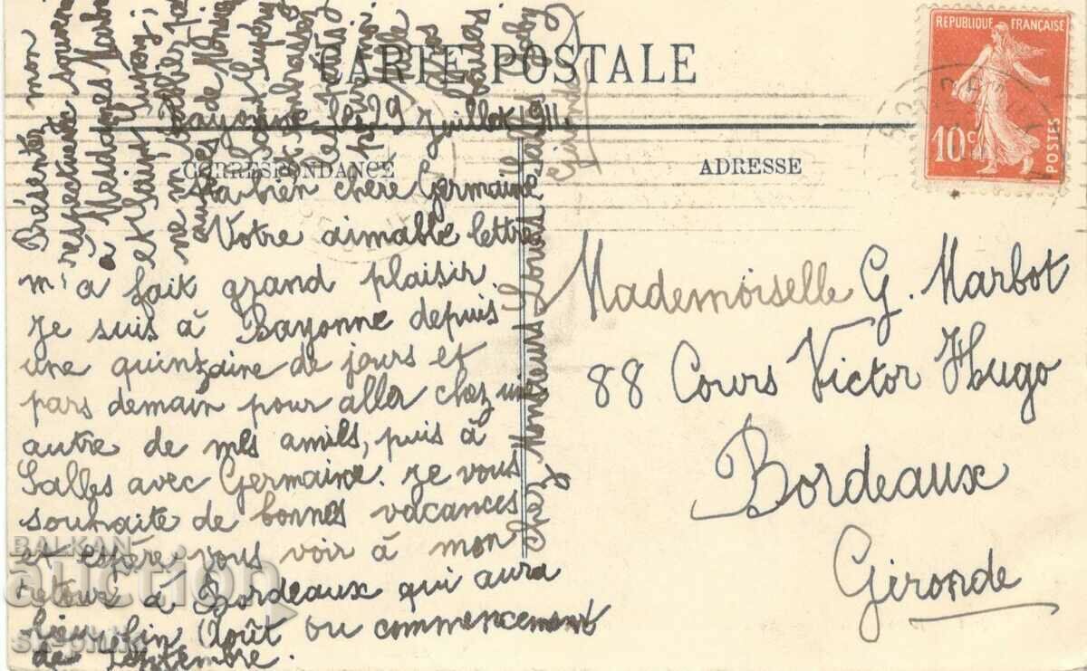 Old postcard - Bayonne, The Square with price 1.50 BGN | € 0.77 Old postcard - Bayonne, The Square with price 1.50 BGN | € 0.77