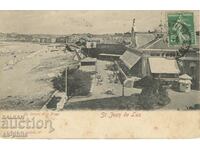 Carte poștală veche - St. Jean de Lutz, Cazinou și plajă