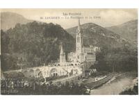 Παλιά καρτ ποστάλ - Πυρηναία, Λούρδη, καθεδρικός ναός