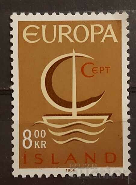 Исландия 1966 Европа CEPT Кораби MNH
