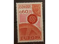 French Andorra 1967 Europe CEPT MNH