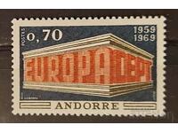 French Andorra 1969 Europe CEPT Buildings MNH