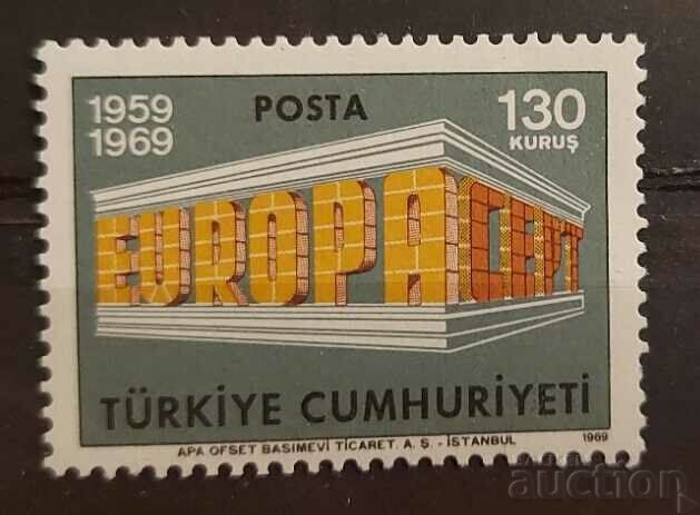 Turkey 1969 Europe CEPT Buildings MNH