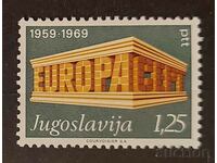 Iugoslavia 1969 Europa CEPT Clădiri MNH