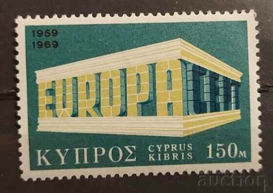 Гръцки Кипър 1969 Европа CEPT Сгради MNH