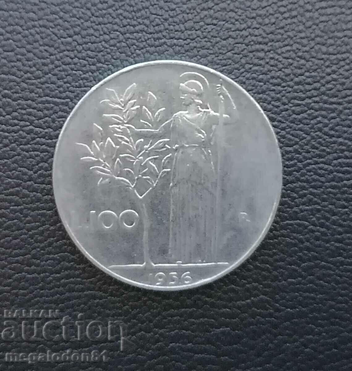 Italia - 100 de lire, 1956