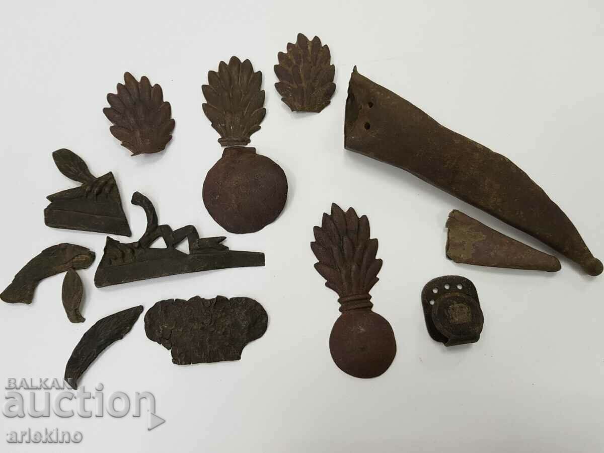 Части военни, кокарда, щик, сабя Руско-Турска война