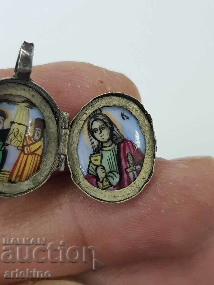 Auction Rare Russian Imperial Miniature Icon 84 BC. Auction Rare Russian Imperial Miniature Icon 84 BC.