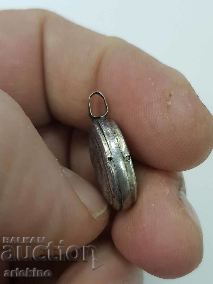 Rare Russian Imperial Miniature Icon 84 BC. - 7