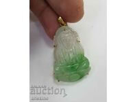 A rare collectable Jade Buddha Gilt Locket